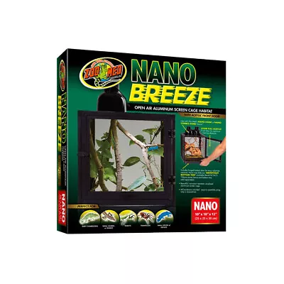 REPTIBREEZE ALUMINUM SCREEN CAGE NANO (10x10x12in) • $62.97