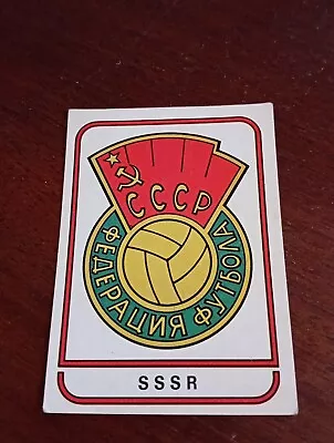 Panini Argentina 78 World Cup Sticker No 386 SSSR Badge • £1.50