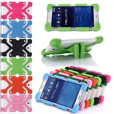 Universal Kids Soft Tablet Case Flexible Cover Silicone Stand For 7 -8  Tablets • $18.99