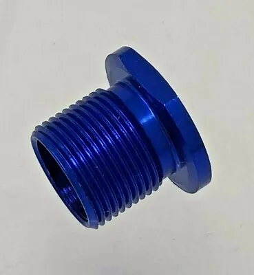 Muzzle Brake Adapter Covert 1/2x36 TPI Muzzle Thread To 5/8x24 TPI Blue Aluminum • $9.99