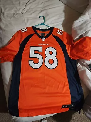 Denver Broncos Von Miller #58 Nike On Field NFL Football Jersey - Large ** • $80