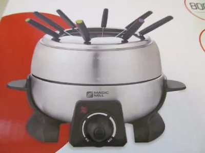 Magic Mill Electric 800W Stainless Steel Fondue Maker MFM-600 • $19.95