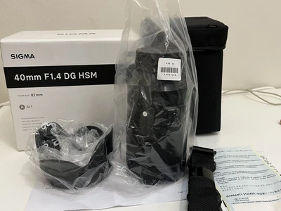 $645 • Buy Sigma 40mm F1.4 Art DG HSM E-mount Lens (For Sony)