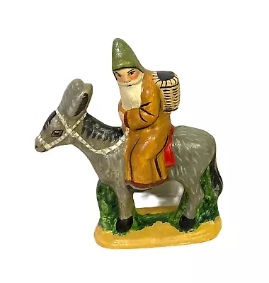 $122.88 • Buy Vaillancourt 2000 Miniature Santa Club Father Christmas On Donkey #MS02 3  USA