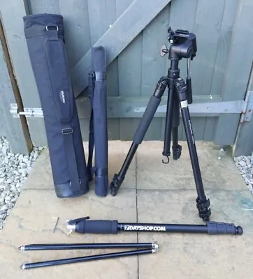 Camlink Tripod TPPRO24A Photo & Video Tripod Black 24A Spirit Level • £34.99