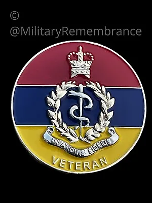 Royal Army Medical Corps Veteran Colours Lapel Pin (VET 11) • £6.50