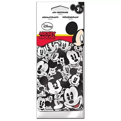 New Disney Mickey Mouse Face Expressions Auto Air Freshener Vanilla Scent 2 Pack • $7.99