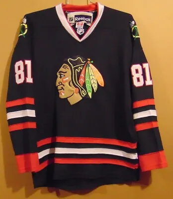 Chicago Blackhawks Marian Hossa Black Nhl Jersey • $210