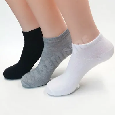 3/6/12 Pairs Ankle/Quarter Crew Men Sport Socks Cotton Low Cut Size 9-1110-13 • $8.99