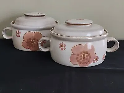 Pair Vintage Denby Gypsy Casserole Dishes • £16