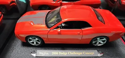 Maisto 2006 Dodge Challenger Concept 6.1 L Hemi 1:18 Diecast Car Mopar Orange • $69