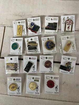 Lot Of 15 Vintage 1996 Olympic Pins Atlanta Izzy & More Fast Shipping • $22.79