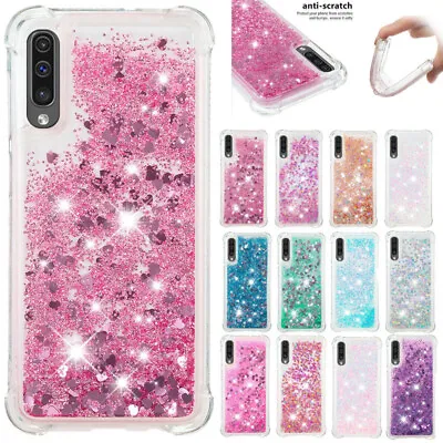 $14.89 • Buy For OPPO A54 A74 A93 A57 5G Shockproof Liquid Glitter Quicksand Soft Case Cover 