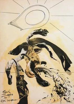 Frank Zappa - Frank Zappa By Ralph Steadman - Full Size Magazine Advert • £6.50