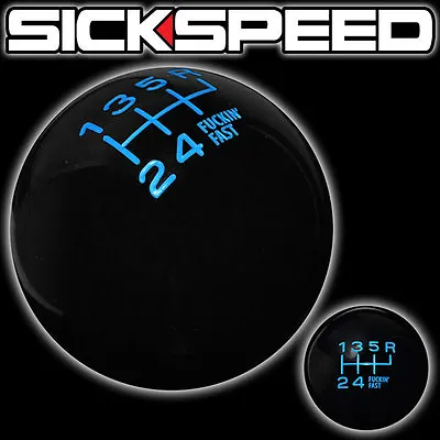 Black/blue Fing Fast Shift Knob 6 Speed Short Throw Shifter Selector Un2 Kit K47 • $39.88