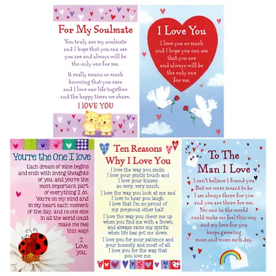 £2.59 • Buy LOVE WALLET CARD Heartwarmers Keepsake Sentimental Inspirational Verse Gift💕