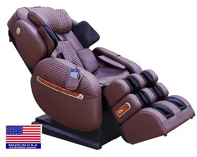 Luraco I9 Max Special Edition Split L-Track EZ-Entry Medical Massage Chair Brown • $14990