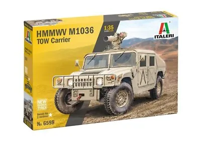 Italeri 6598 1/35 Scale Model Kit U.S HMMWV M1036 TOW Missile Carrier Humvee • $18.90