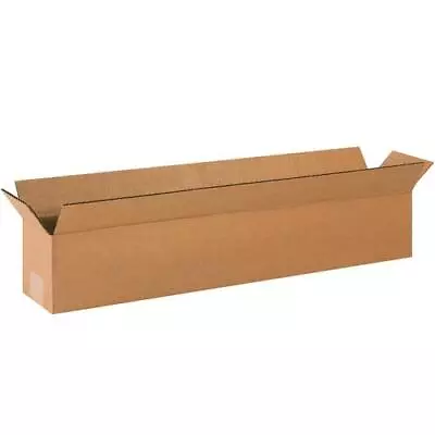 24x4x4  Long Corrugated Boxes For Packaging Shipping Moving Mailers 25 Boxes • $32.99