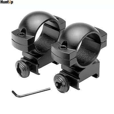 Pair 1  Scope Rings Low Profile Rifle Scope Mount Ring For Weaver Picatinny Rail • $9.97