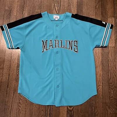 Miami Marlins Jersey 2XL Starter Teal Florida • $15.99