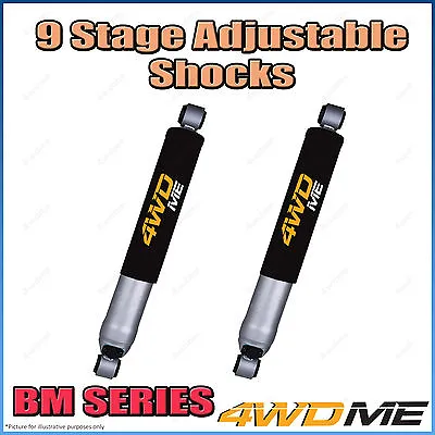 Holden Rodeo RA 4WD Rear 9 Stage BM Shock Absorbers 2  45mm Lift • $400
