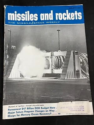 $24.99 • Buy Missiles And Rockets, The Missile/space Weekly Magazine, August 7, 1961