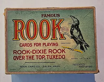 Vintage 1920's Rook-Dixie Rook Over The Top Tuxedo Card Set. • $16