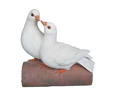 £25 • Buy Dove Birds 'Love'- Lifelike Garden Ornament - Indoor Or Outdoor Natures Friends