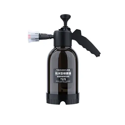 Foam Lance Cannon Spray Gun Kit For Home Garden Car Wash Uses Sprayer 2L Black • £20.40