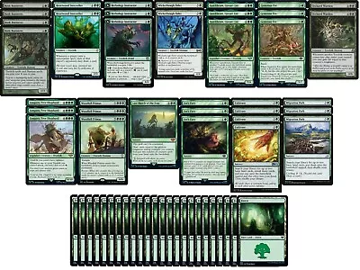 Elite Ent Deck - Green Treefolk - Magic The Gathering - LOTR - 60 Card MTG! • $59.95