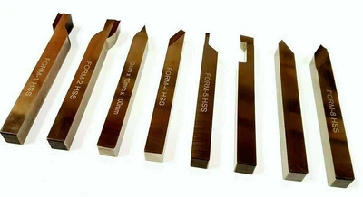 £46.80 • Buy HSS Lathe Form Tools 8 Pcs Set Square Shank 10 Mm Pre Formed Tools 