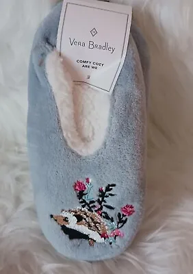 Women’s Vera Bradley Hedgehog Wild Cozy Life Slippers Size Small New In Package  • $20