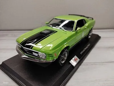 American Vintage Muscle Car 1970 FORD MUSTANG Mach1 Diecast Model Car 1:18 New • $120