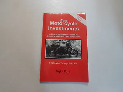 1997 Best Motorcycle Investments Collectors Edition Guide Manual Antique Classic • $83.52