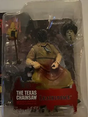 Leatherface Figure Texas Chainsaw Massacre Cinema Of Fear Series 1 Mezco NEW • $53.95