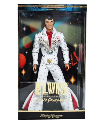 NRFB 2000 Timeless Treasures Elvis White Eagle Jumpsuit 28570 Mattel 7 Of 11 • $44