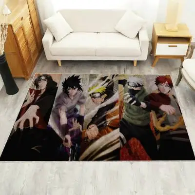 Sasuke Itachi Kakashi Gaara Poster Rug Anime Decoration Manga Poster Rug Gift • $199.99