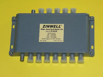 Zinwell Wide-Band 6x8 Multi-Sw Multi Switch WB68 For Ka/Ku Bands DirecTV Dish • $5.99