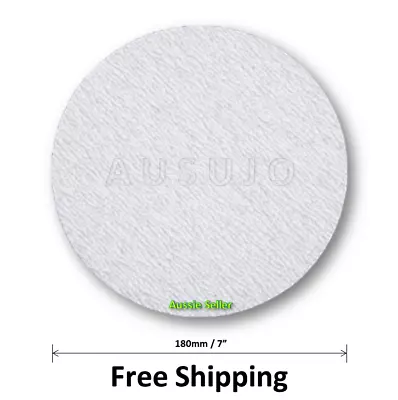 180mm / 7  60 - 320 Grit Sanding Disc Discs Pad Pads Hook Loop Plaster Drywall • $20