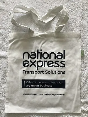 £4 • Buy National Express Coach Bus Tote Bag - White