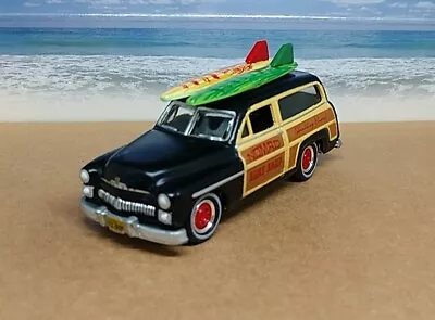 1950 Mercury Woody Wagon Adult Collectible 1/64 Scale Limited Edition Surf Rod B • $11.99