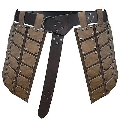 Adults Waist Armors Carnival Cosplay Viking Skirt Armor Medieval PropsRivets • $9.48