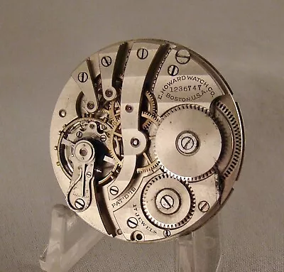 111 YEARS OLD MOVEMENT E.HOWARD SERIES 7 17 JEWELS OPEN FACE 12s POCKET WATCH • $15