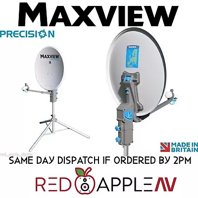 Maxview Precision 55cm Caravan Satellite Dish Single LNB Tripod Carry Case • £224.99