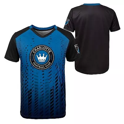 MLS Charlotte FC Boys' Sublimated Poly Soccer Jersey - XL • $11.99