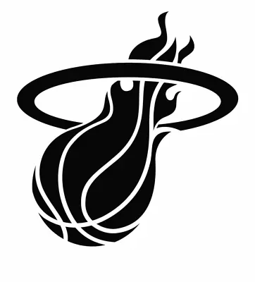 Miami Heat NBA Basketball Decal Vinyl Sticker Tumbler Laptop Window • $2.58