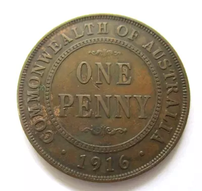 1916 I... One Penny ...........george V..........#4 • $4.99