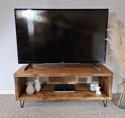 TV Stand | Industrial TV Stand | TV Unit | Reclaimed Wood Tv Stand | Media Unit • £132.95