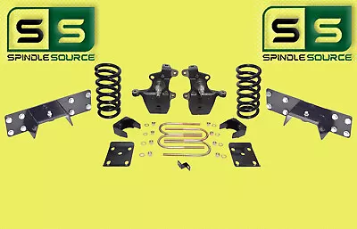 4  / 6  Drop Kit Spindles Coils Axle Flip C-Notch Fits 97-03 Ford F-150 V8 2WD  • $504.55